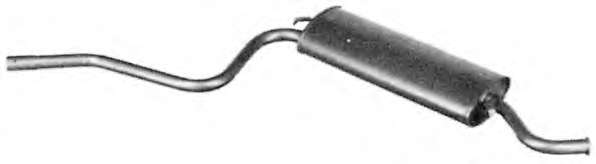 Глушитель выхлопных газов конечный