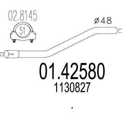 Труба выхлопного газа