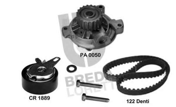Водяной насос + комплект зубчатого ремня