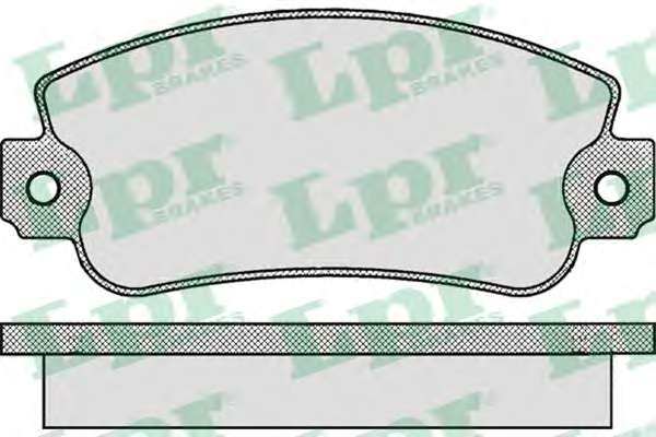 Комплект тормозных колодок, дисковый тормоз