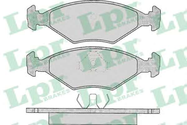 Комплект тормозных колодок, дисковый тормоз