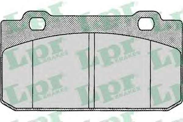 Комплект тормозных колодок, дисковый тормоз