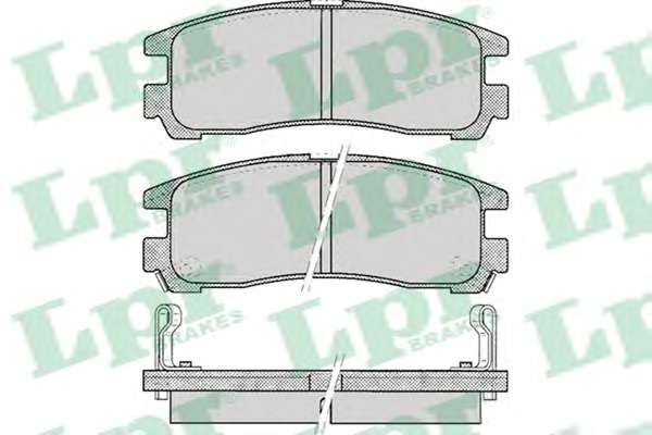 Комплект тормозных колодок, дисковый тормоз