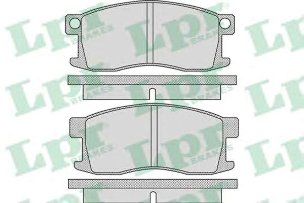 Комплект тормозных колодок, дисковый тормоз