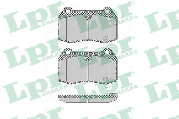 Комплект тормозных колодок, дисковый тормоз