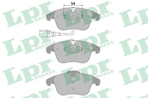 Комплект тормозных колодок, дисковый тормоз