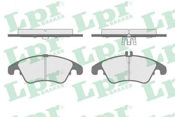 Комплект тормозных колодок, дисковый тормоз