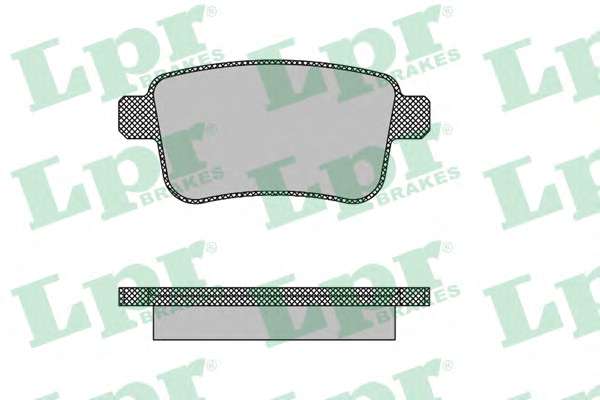 Комплект тормозных колодок, дисковый тормоз