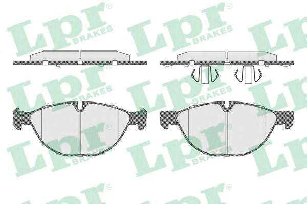 Комплект тормозных колодок, дисковый тормоз