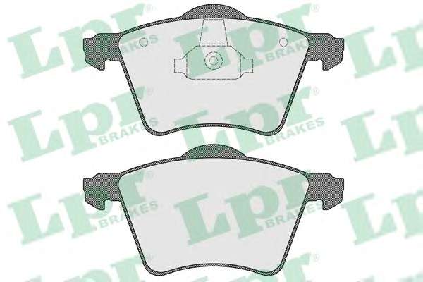 Комплект тормозных колодок, дисковый тормоз