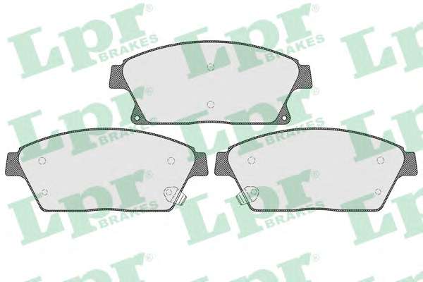 Комплект тормозных колодок, дисковый тормоз