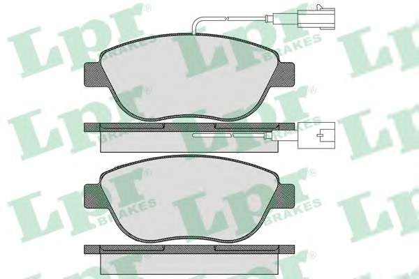 Комплект тормозных колодок, дисковый тормоз