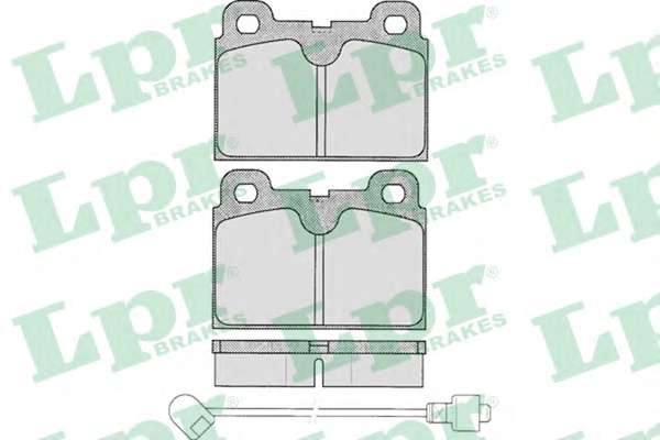 Комплект тормозных колодок, дисковый тормоз
