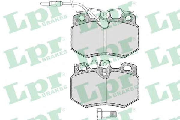 Комплект тормозных колодок, дисковый тормоз