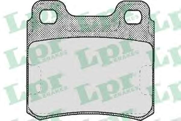 Комплект тормозных колодок, дисковый тормоз