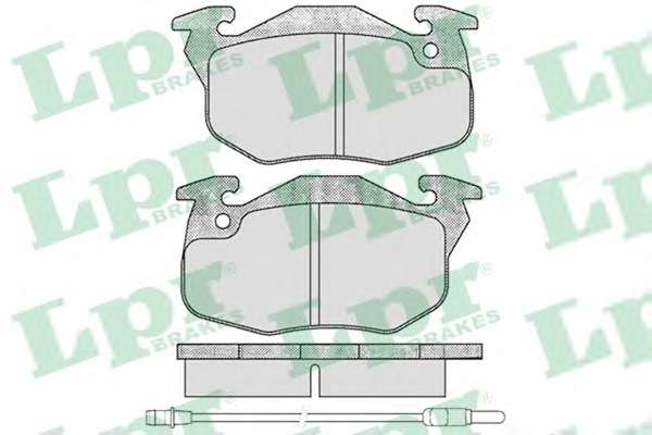 Комплект тормозных колодок, дисковый тормоз
