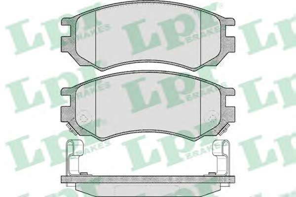Комплект тормозных колодок, дисковый тормоз