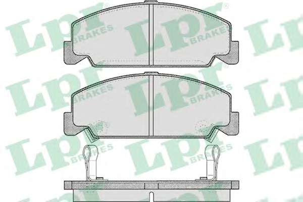 Комплект тормозных колодок, дисковый тормоз