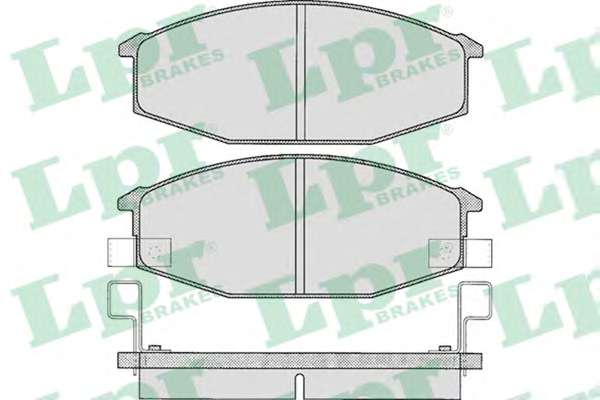 Комплект тормозных колодок, дисковый тормоз