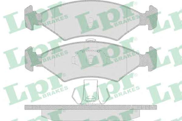 Комплект тормозных колодок, дисковый тормоз
