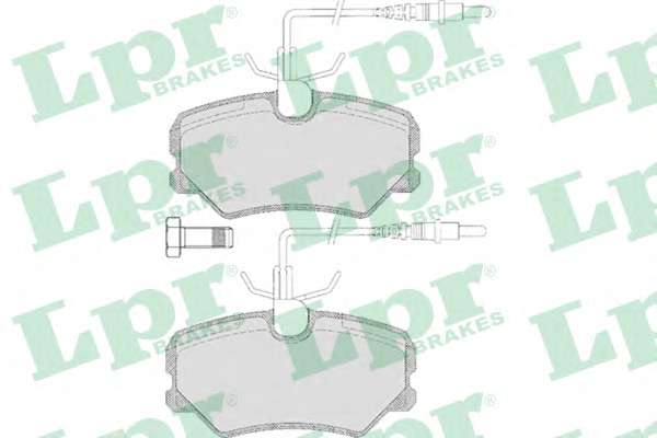 Комплект тормозных колодок, дисковый тормоз