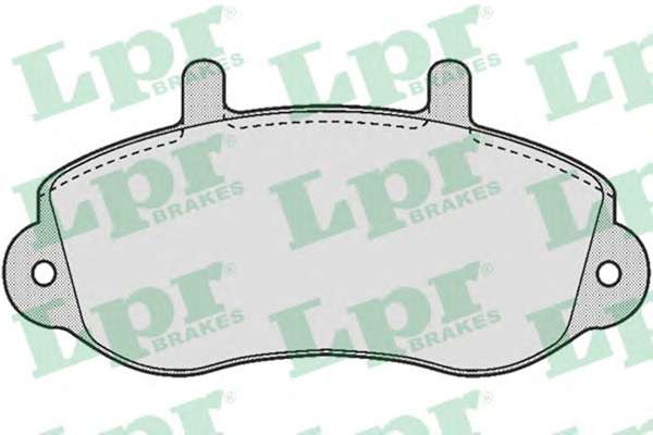 Комплект тормозных колодок, дисковый тормоз