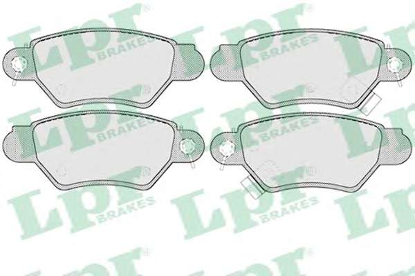 Комплект тормозных колодок, дисковый тормоз