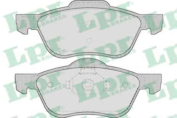 Комплект тормозных колодок, дисковый тормоз