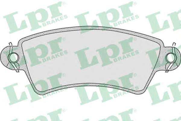 Комплект тормозных колодок, дисковый тормоз