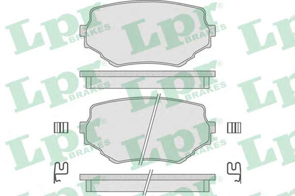 Комплект тормозных колодок, дисковый тормоз