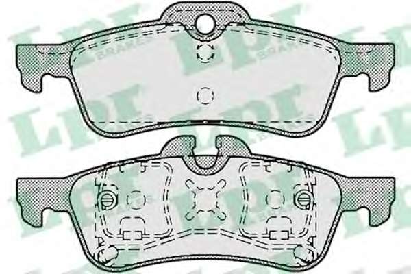 Комплект тормозных колодок, дисковый тормоз