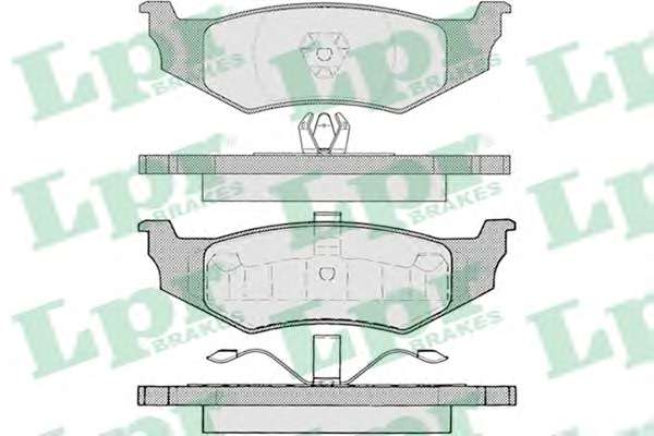 Комплект тормозных колодок, дисковый тормоз