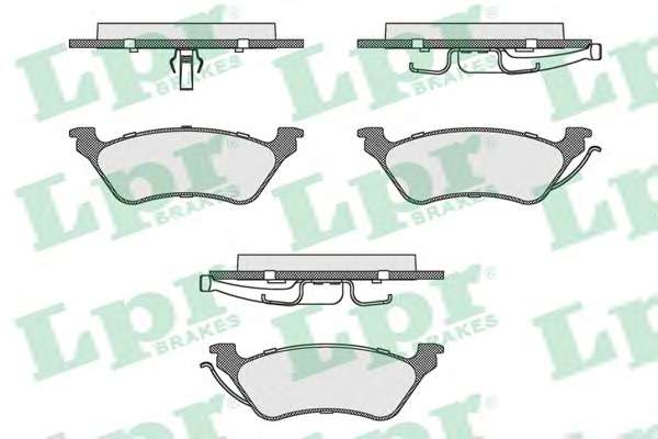 Комплект тормозных колодок, дисковый тормоз