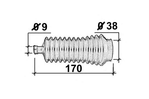 Пыльник, рулевое управление