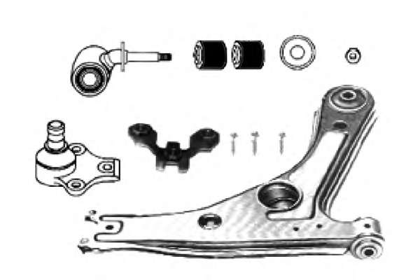 Комлектующее руля, подвеска колеса