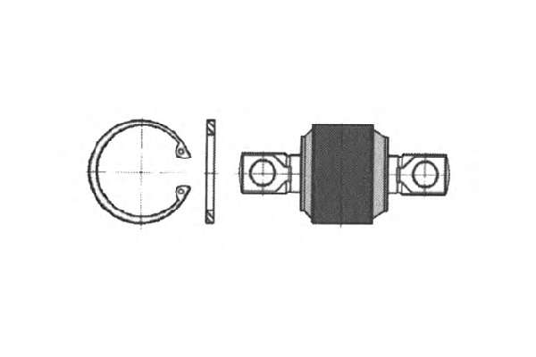 Центральный шарнир, треугольный рычаг