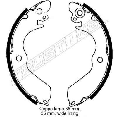 Комплект тормозных колодок