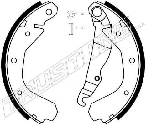 Комплект тормозных колодок