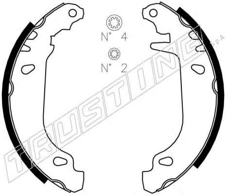 Комплект тормозных колодок