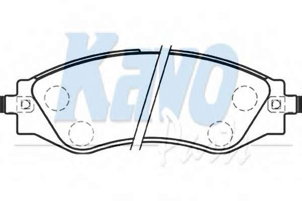 Комплект тормозных колодок, дисковый тормоз