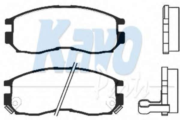 Комплект тормозных колодок, дисковый тормоз