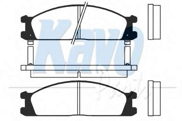 Комплект тормозных колодок, дисковый тормоз