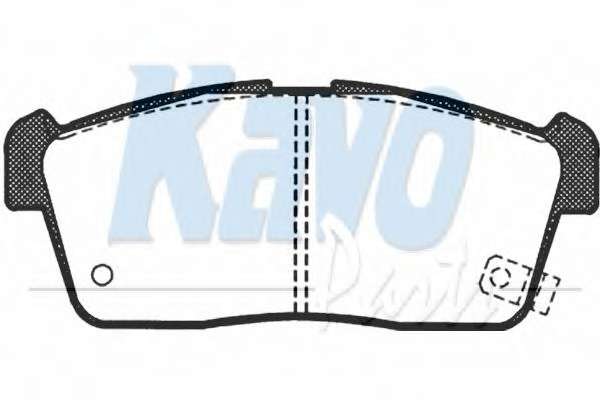 Комплект тормозных колодок, дисковый тормоз