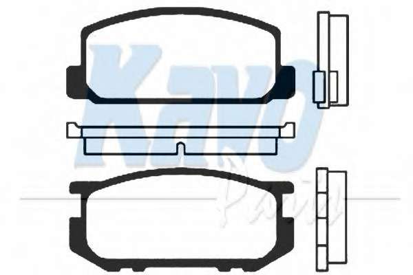 Комплект тормозных колодок, дисковый тормоз
