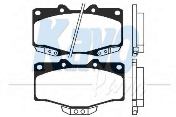 Комплект тормозных колодок, дисковый тормоз