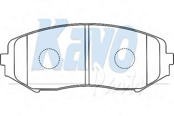Комплект тормозных колодок, дисковый тормоз