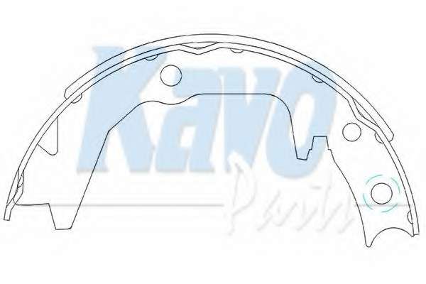 Колодки тормозные (задние) Mitsubishi Lancer/Galant/Outlander II 87-06 (170x32) 