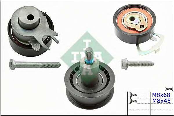 Комплект роликов, зубчатый ремень