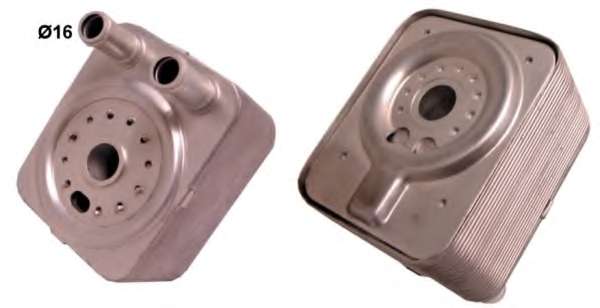 Радиатор масляный VW Caddy III 2.0 TDI 07-10/T4 3.2 V6 03-09 (теплообменник)