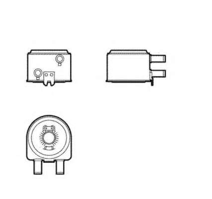 Радиатор масляный Citroen Jumpy/Fiat Ducato/Peugeot Boxer 2.0-2.2 HDI 02- (теплообменник)